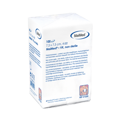 MaiMed-VK nesterilní fleecové obklady 100 kusů/papírový sáček