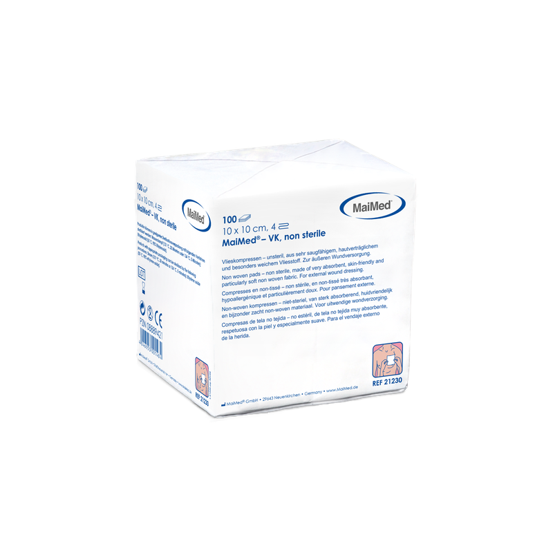 MaiMed-VK nesterilní fleecové obklady 100 kusů/papírový sáček