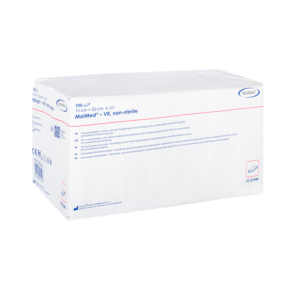 MaiMed-VK nesterilní fleecové obklady 100 kusů/papírový sáček