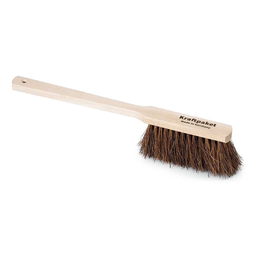 Nölle Profi Brush Langstielhandfeger 45 cm, Arenga/Kokos Meisterqualität od Nölle Profi Brush Bürsten- & Pinseltechnik e.K. je zobrazen na bílém pozadí - ideální pro profesionální úklid.
