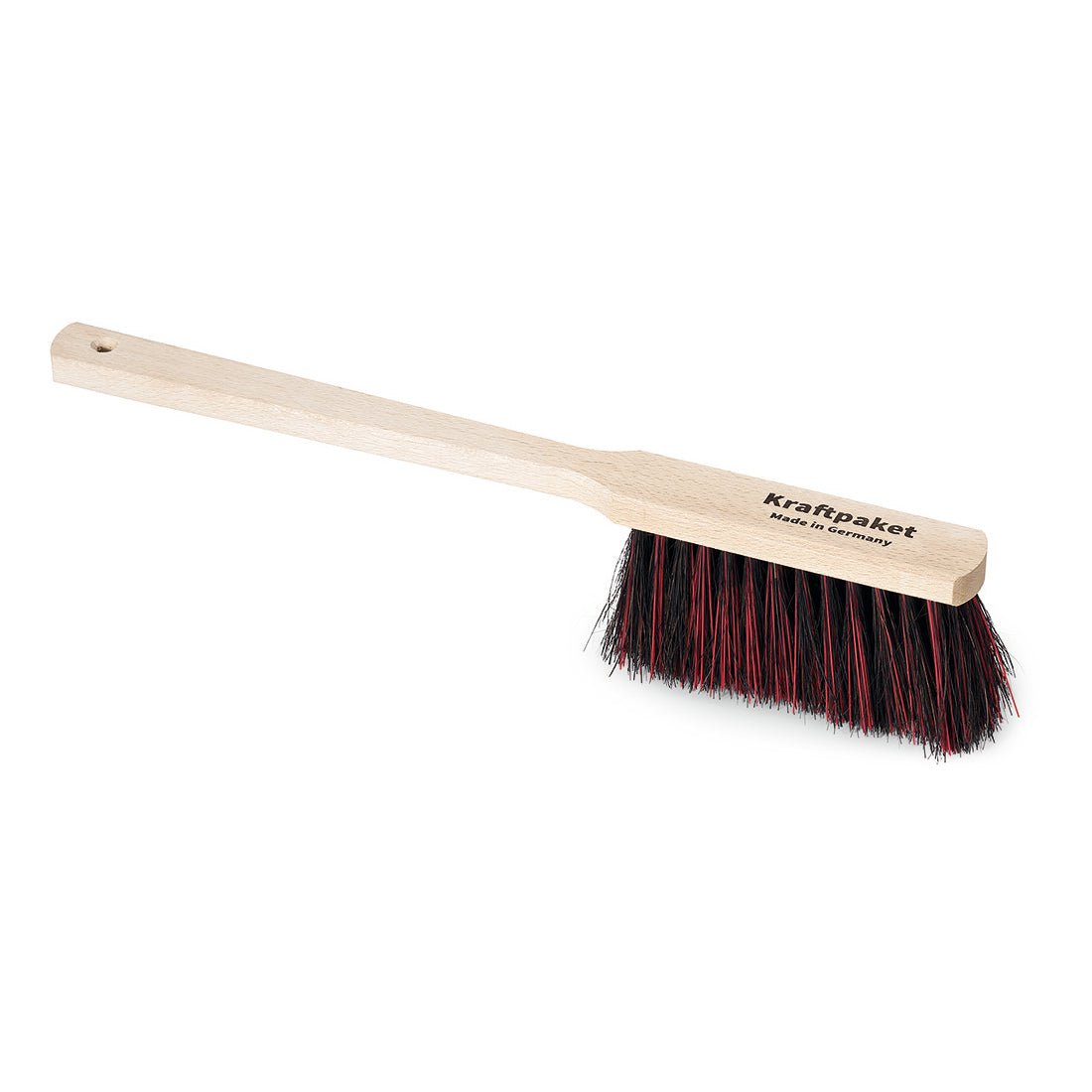 Nölle Profi-Besen Langstielhandfeger 45 cm od Nölle Profi Brush Bürsten- & Pinseltechnik e.K. je díky své lehké dřevěné rukojeti a hustým černo-červeným štětinám ideální jako Arenga/Elaston ruční koště pro profesionální úklidové úkoly.