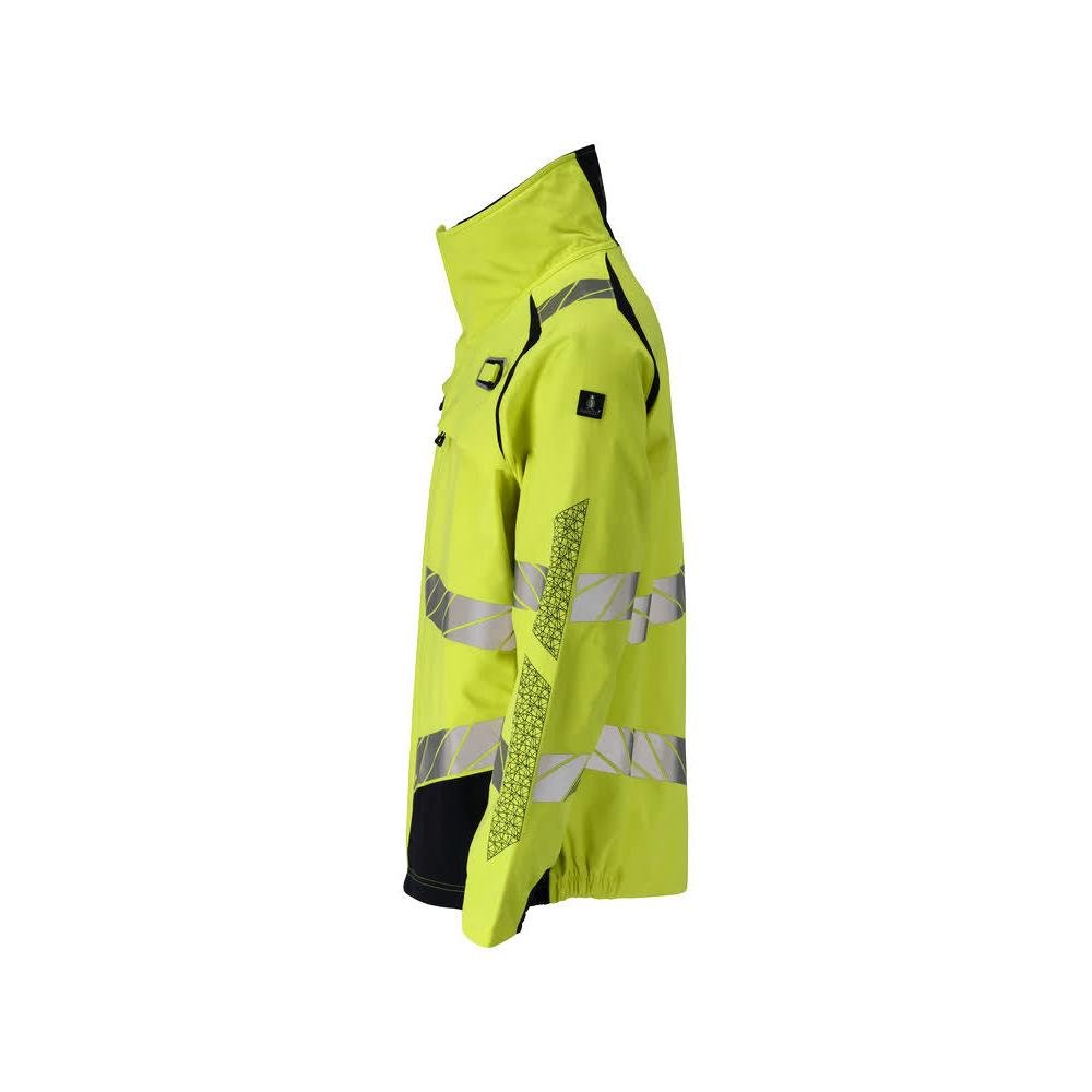 Bunda, strečové vsadky Pracovní bunda Multisafe, hi-vis žlutá/černo-modrá