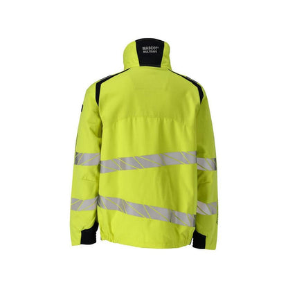 Bunda, strečové vsadky Pracovní bunda Multisafe, hi-vis žlutá/černo-modrá