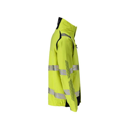 Bunda, strečové vsadky Pracovní bunda Multisafe, hi-vis žlutá/černo-modrá