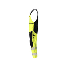 Montérky, kolenní kapsy, strečové vložky Montérky Multisafe, hi-vis žlutá/černo-modrá