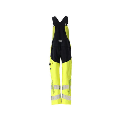 Montérky, kolenní kapsy, strečové vložky Montérky Multisafe, hi-vis žlutá/černo-modrá