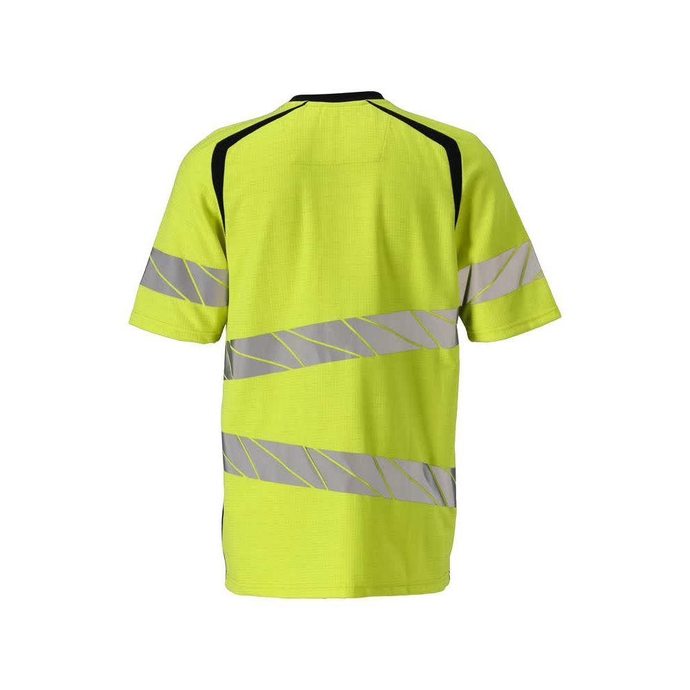 Tričko, moderní střih Tričko Multisafe, hi-vis žlutá/černo-modrá