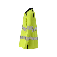 Polokošile, polokošile s dlouhým rukávem Multisafe, sytě žlutá/černo-modrá