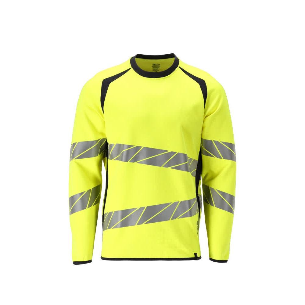 Mikina moderního střihu Mikina Multisafe, hi-vis žlutá/černo-modrá