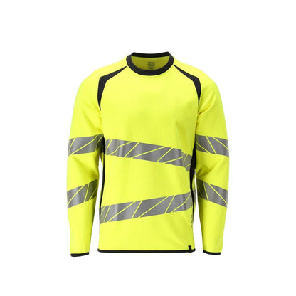Mikina moderního střihu Mikina Multisafe, hi-vis žlutá/černo-modrá