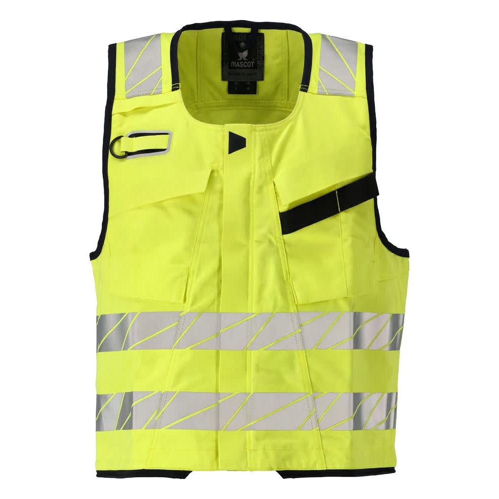 Vesta na nářadí Vesta na nářadí Multisafe, hivis žlutá/černo-modrá