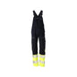 Dungarey, kapsy na kolenou, strečové vložky Montérky Multisafe, černá modrá/hi-vis žlutá