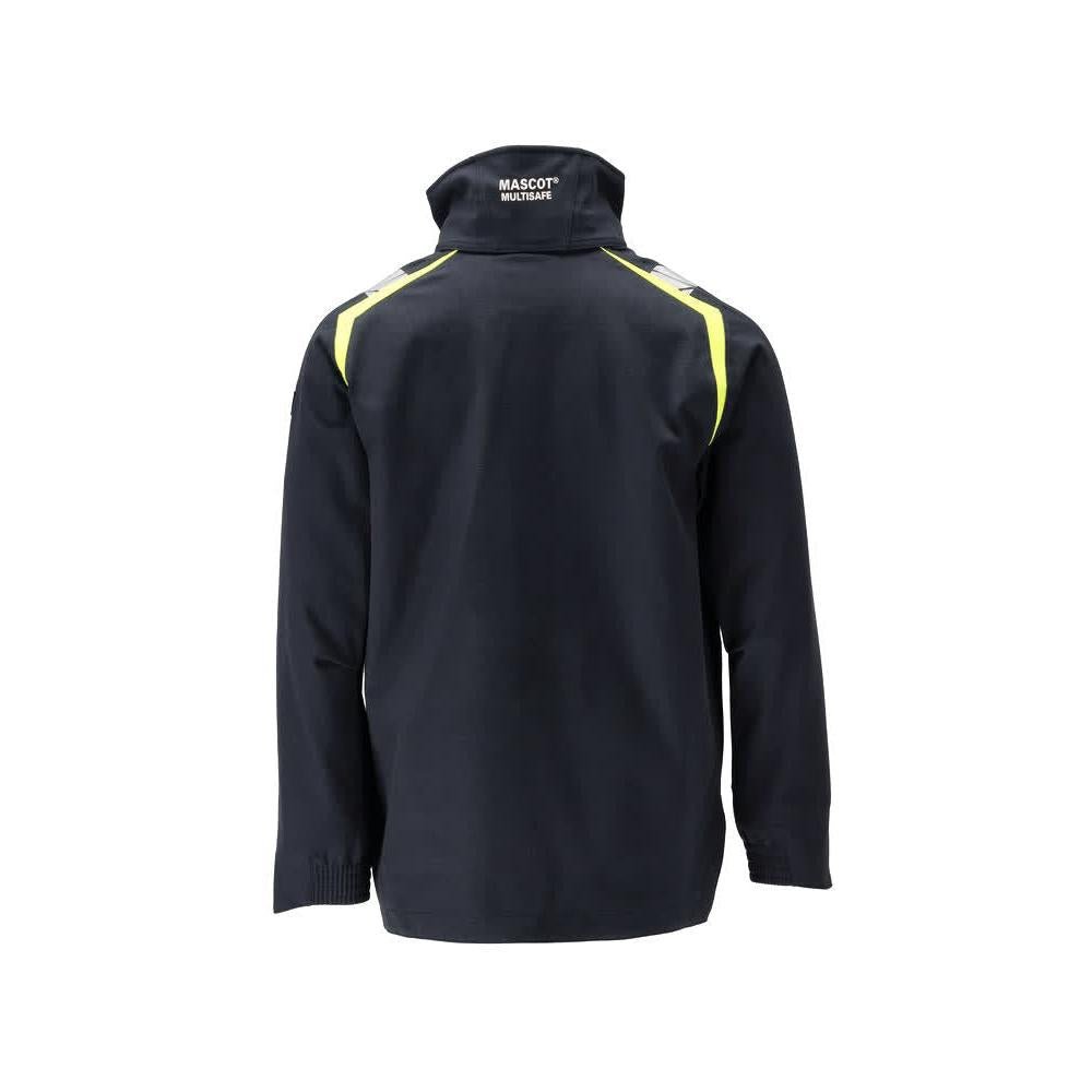 Bunda Hard Shell Jacket Jacket Multisafe, černá modrá/hi-vis žlutá