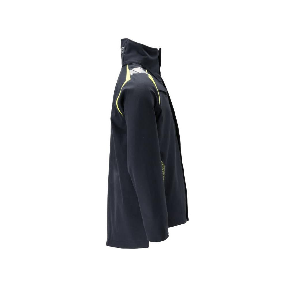 Bunda Hard Shell Jacket Jacket Multisafe, černá modrá/hi-vis žlutá