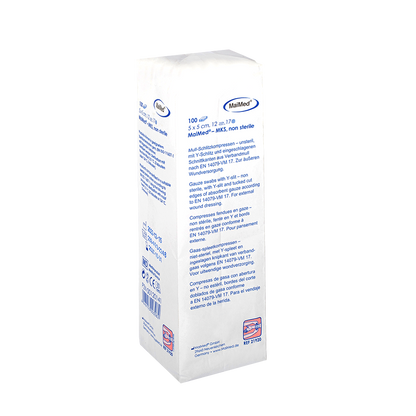 MaiMed-MKS-nesterilní gázové štěrbinové obklady, 100 kusů/papírový sáček