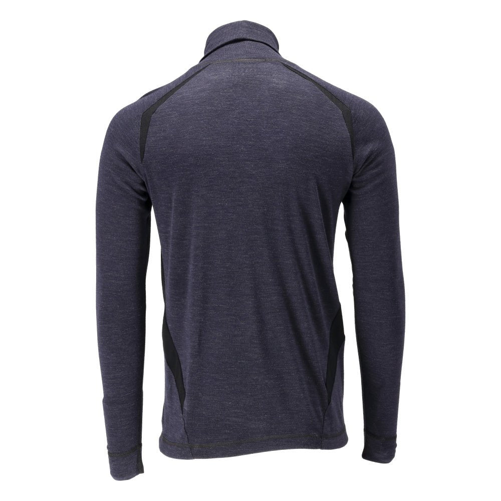 Funkční tílko, rolák, vlněné tílko Multisafe, černo-modré