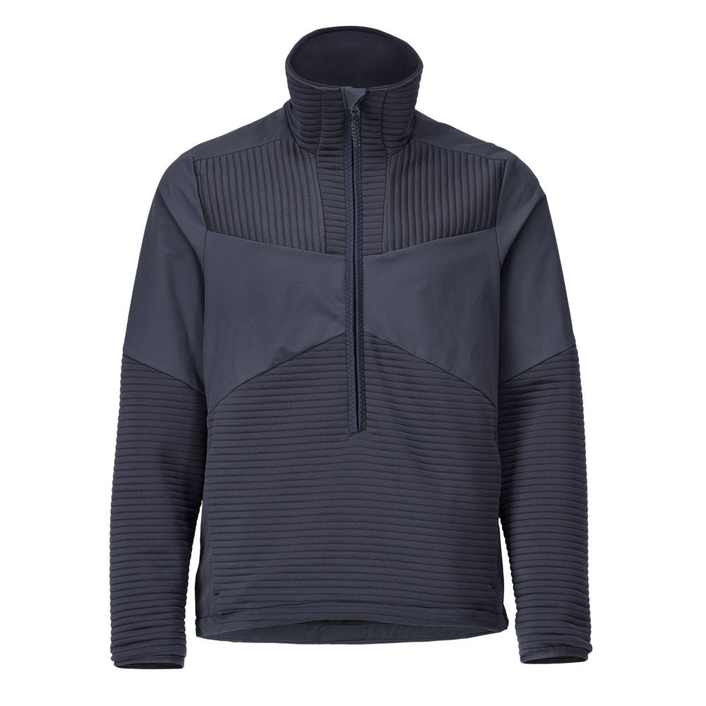 Fleece svetr, krátký zip, mikrofleecová podšívka bundy