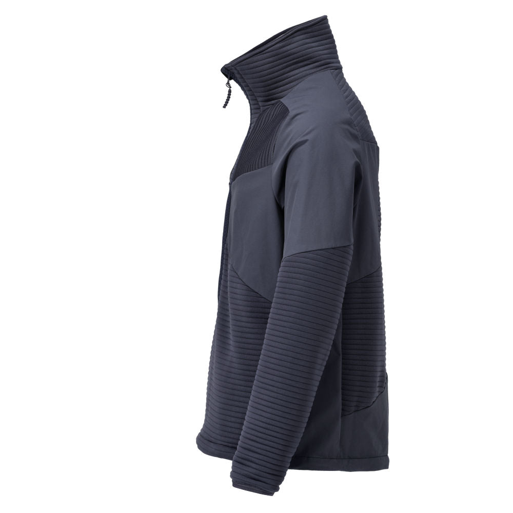 Fleece svetr, krátký zip, mikrofleecová podšívka bundy