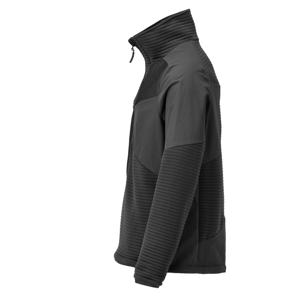 Fleece svetr, krátký zip, mikrofleecová podšívka bundy