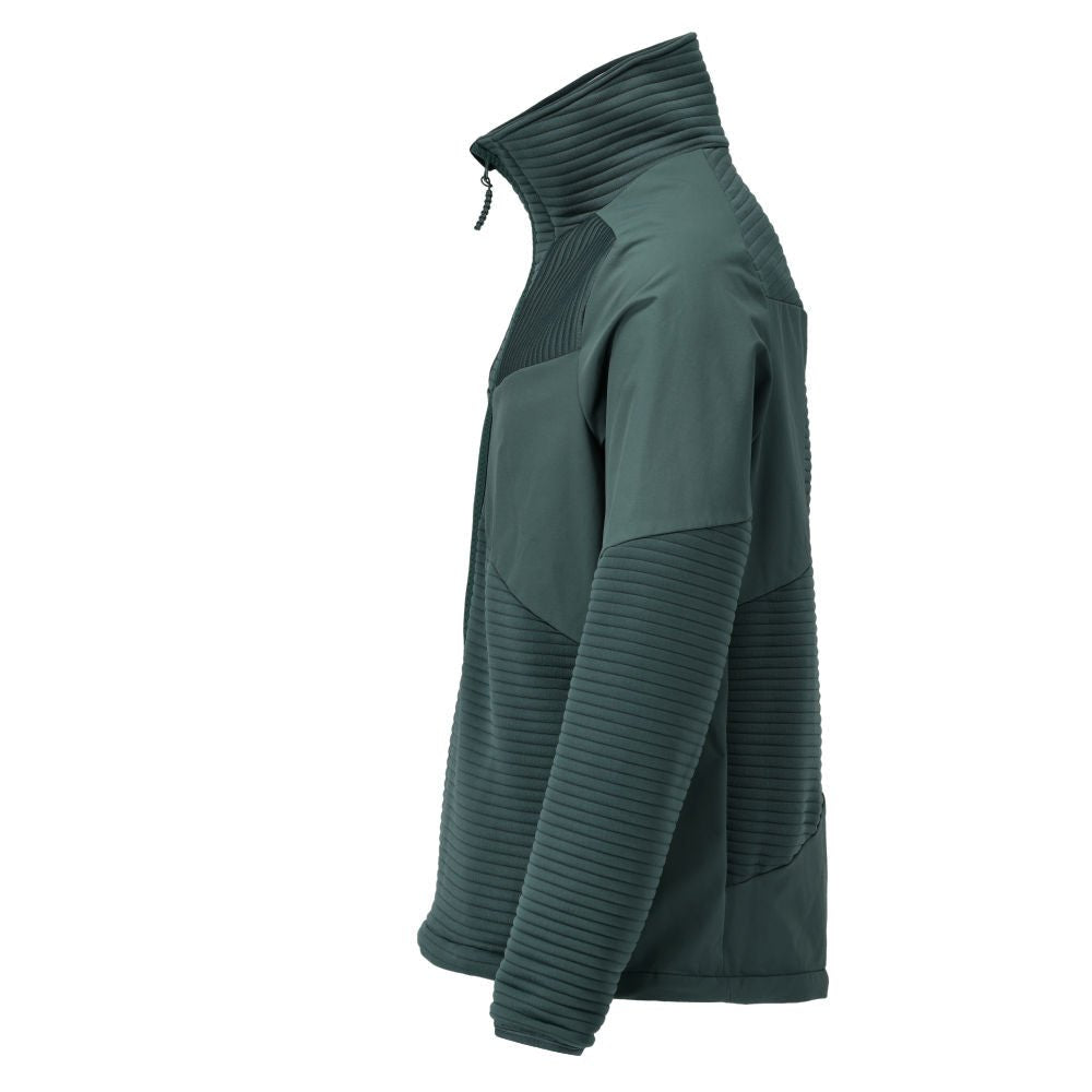Fleece svetr, krátký zip, mikrofleecová podšívka bundy