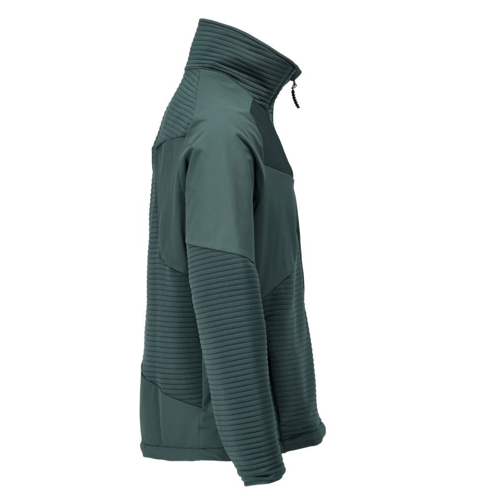 Fleece svetr, krátký zip, mikrofleecová podšívka bundy