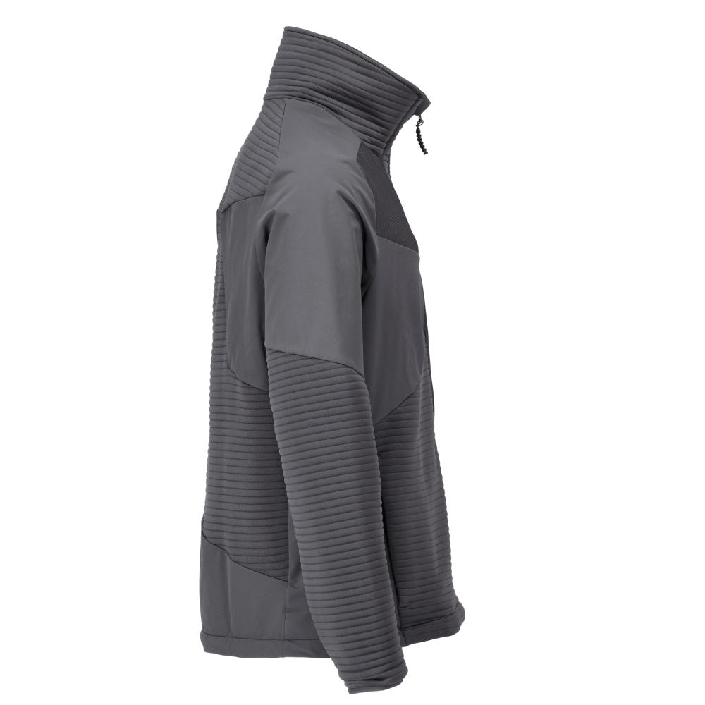 Fleece svetr, krátký zip, mikrofleecová podšívka bundy