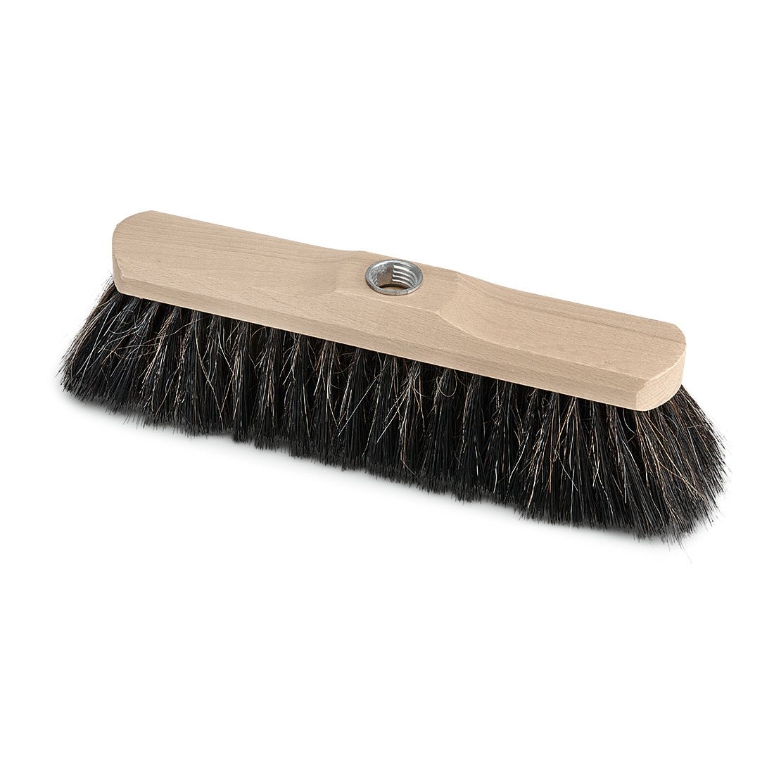 Koště Nölle Profi Brush Stubenbesen 28 cm, přírodní lakované dřevo, přírodní vlas od Nölle Profi Brush Bürsten- & Pinseltechnik e.K. má husté přírodní štětiny a centrální otvor pro upevnění rukojeti - ideální pro zametací práce.