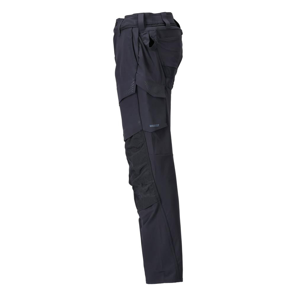 Kalhoty s kapsami nad koleny, kalhoty ULTIMATE STRETCH, černo-modré