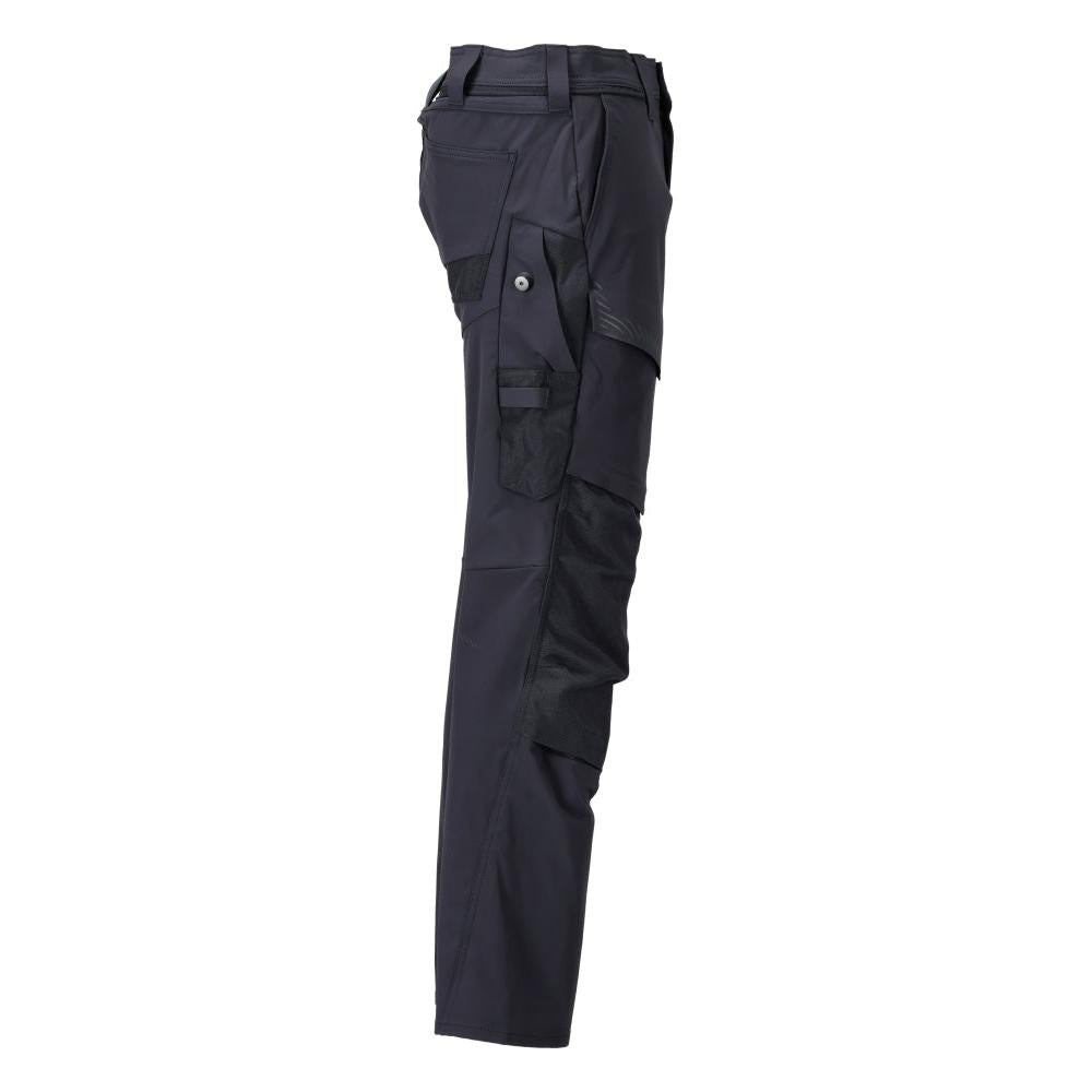 Kalhoty s kapsami nad koleny, kalhoty ULTIMATE STRETCH, černo-modré