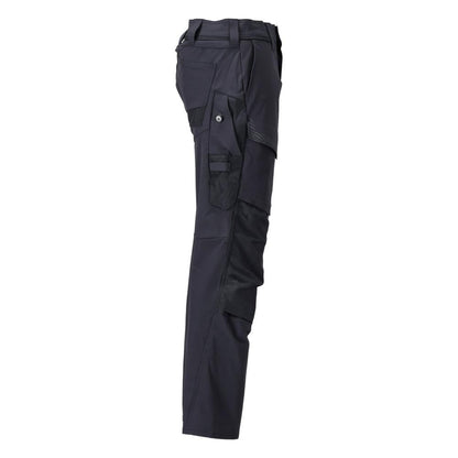 Kalhoty s kapsami nad koleny, kalhoty ULTIMATE STRETCH, černo-modré