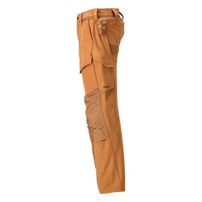 Kalhoty s kapsami nad koleny, kalhoty ULTIMATE STRETCH, ořechově hnědé