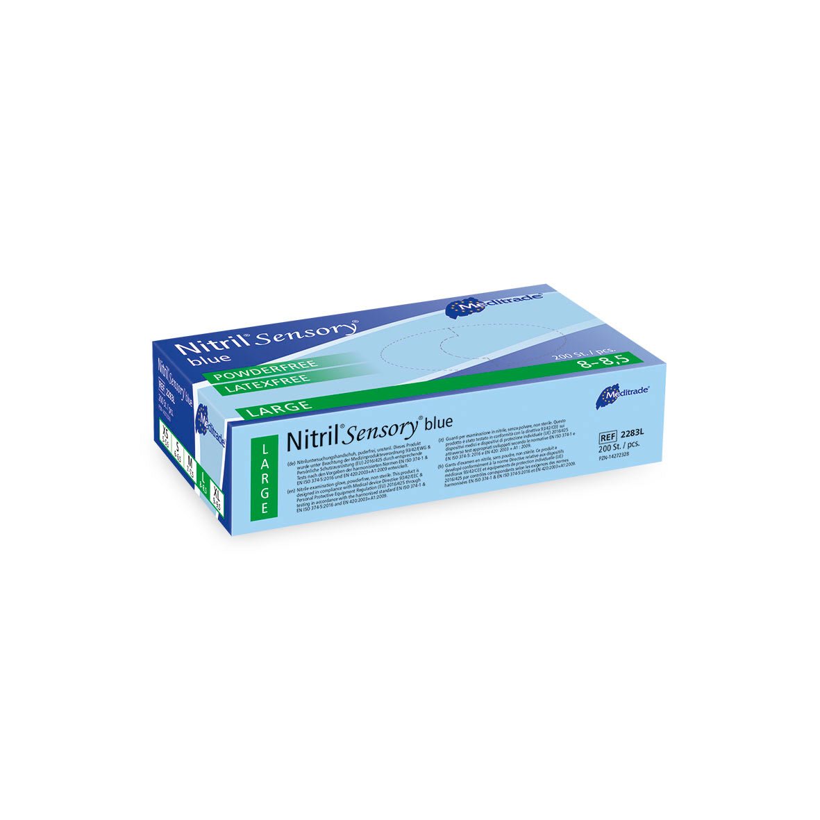 Meditrade Nitrile Sensory Blue