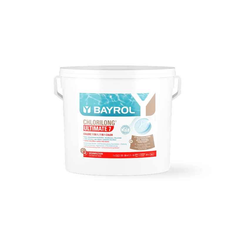 BAYROL Chlorilong® ULTIMATE7 dvoufázové chlorové tablety se 7 funkcemi
