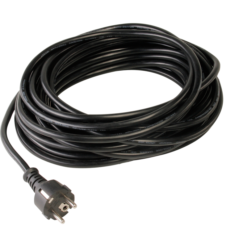 Numatic přívodní kabel 2-žilový, 10,0 m x 1,00 mm, černý | Balení (1 kus)