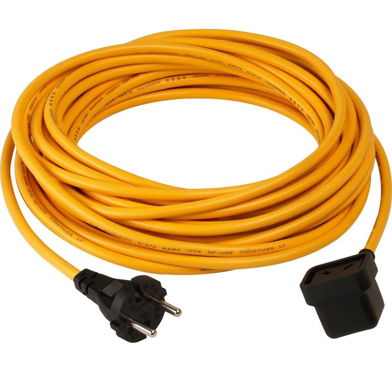Numatic přívodní kabel 3-žilový, 15,0 x 1,50 mm, žlutý pro HFM | Balení (1 kus)