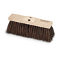 Nölle Profi Brush pouliční koště Piassava 40 cm se vyznačuje hustými, hrubými hnědými štětinami (125 mm délka řezu) a světlým dřevěným rámem se dvěma otvory na tyč, nápisem "Kraftpaket" a mistrovskou kvalitou od Nölle Profi Brush Bürsten- & Pinseltechnik e.K.