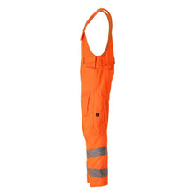 Dungarees, kolenní kapsy, strečové vsadky Dungarees, hi-vis oranžové