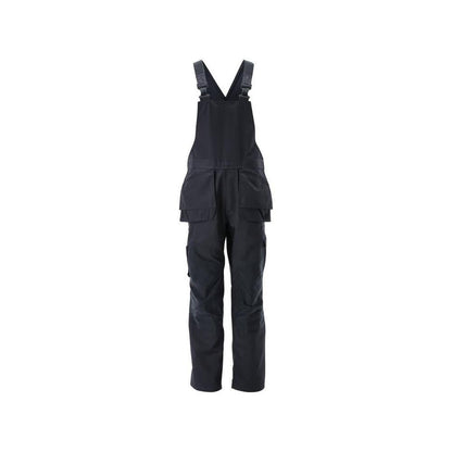 Dungarees, kolenní kapsy, strečové vsadky Dungarees, černo-modré
