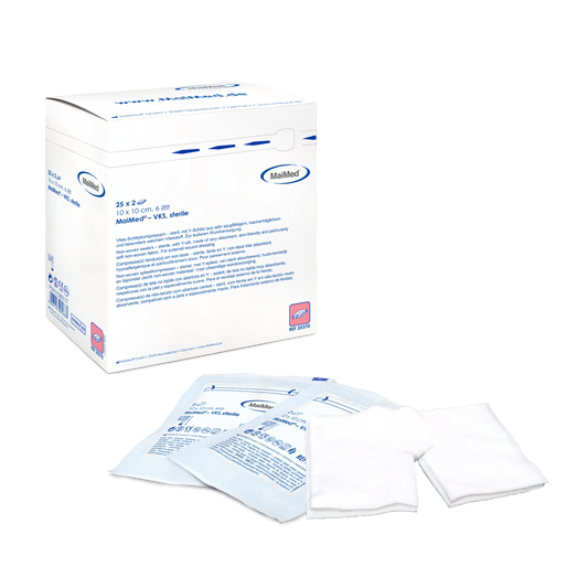 MaiMed-VKS-sterilní fleecové štěrbinové obklady, 25x2 ks/krabice