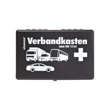 Autolékárnička KU černá se standardním obsahem podle normy DIN 13164