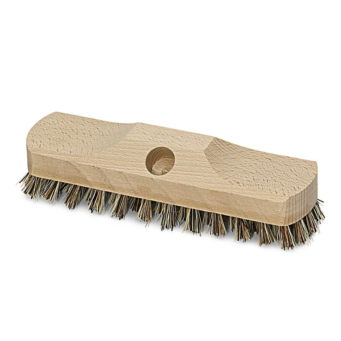 Nölle Profi Brush Schrubber Union 22 cm, obzvláště tvrdý s otvorem pro rukojeť od Nölle Profi Brush Bürsten- & Pinseltechnik e.K. se vyznačuje obdélníkovým tvarem s extratvrdými, hustě rozmístěnými štětinami a centrálním otvorem pro uchycení rukojeti.