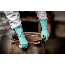 NITRAS GREEN BARRIER, rukavice protichemické ochrany, zelené