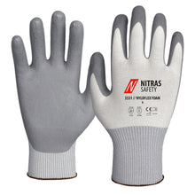 NITRAS NYLOFLEX FOAM, montážní rukavice, bílá / šedá