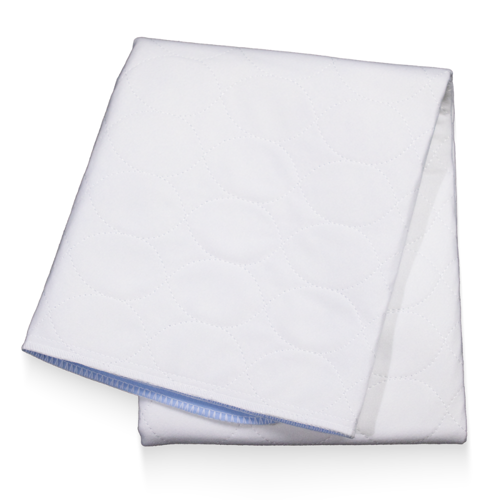 AMPri MED-COMFORT ochranná podložka do postele pratelná 75 x 90 cm, modrá/bílá | Balení (1 kus)