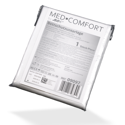 AMPri MED-COMFORT ochranná podložka do postele pratelná 75 x 90 cm, modrá/bílá | Balení (1 kus)