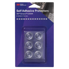 Mini balení elastického pufru 3M™ Bumpon™ SJ5309BL, transparentní, 6 kusů, 22,3 x 10,1 mm, lepicí akryl A-20 | Balení (6 kusů)