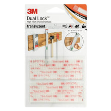 3M™ Dual Lock™ Flexibilní patentní uzávěr SJ3560, průsvitný, 19 mm x 100 mm, 5,7 mm, 40 hlav/cm², vnitřní použití, blistr | Kartonová krabice (1 kus)