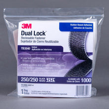 3M™ Dual Lock™ TB3540, černá, 25 mm x 3 m, 5,7 mm, 40 hlav/cm2, vnitřní | Taška (1 kus)