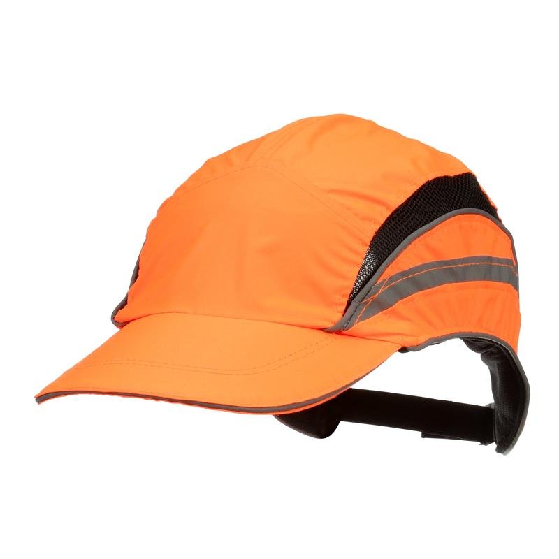 3M™ First Base™ 3 Bump Cap 2021875, Classic, Fluorescent High Visibility, Orange, Standard Peak, 70 mm | Balení (1 kus)