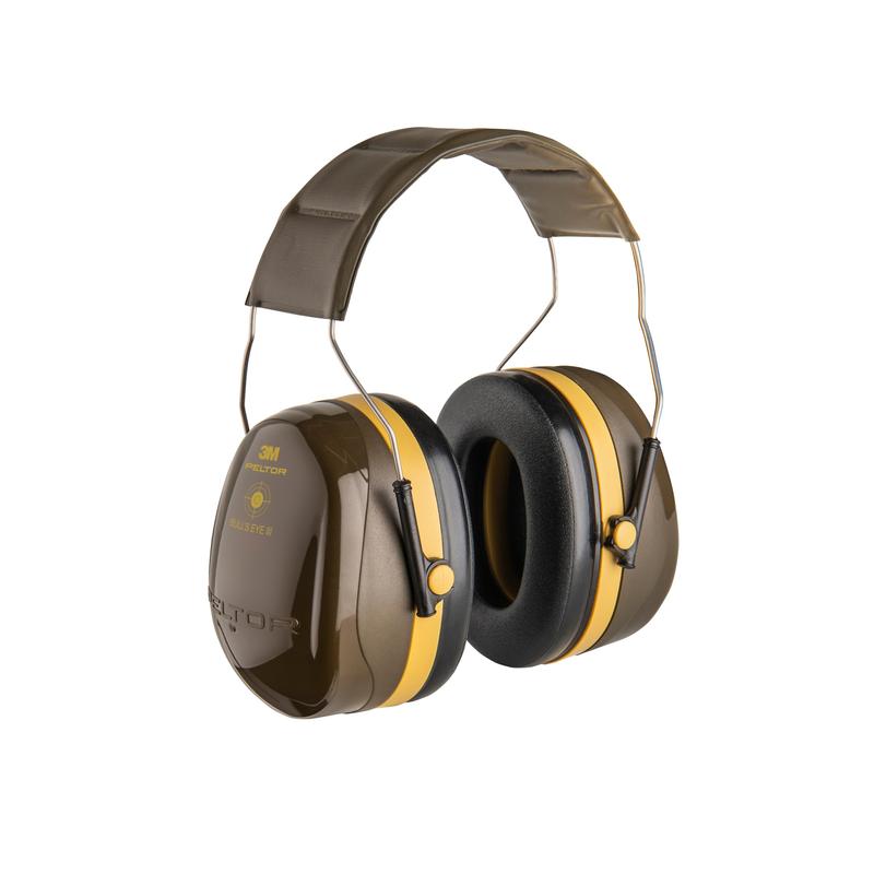 Mušlové chrániče sluchu 3M™ PELTOR™ Bull's Eye III, zelené, čelenka, H540A-441-GN | Balení (1 kus)